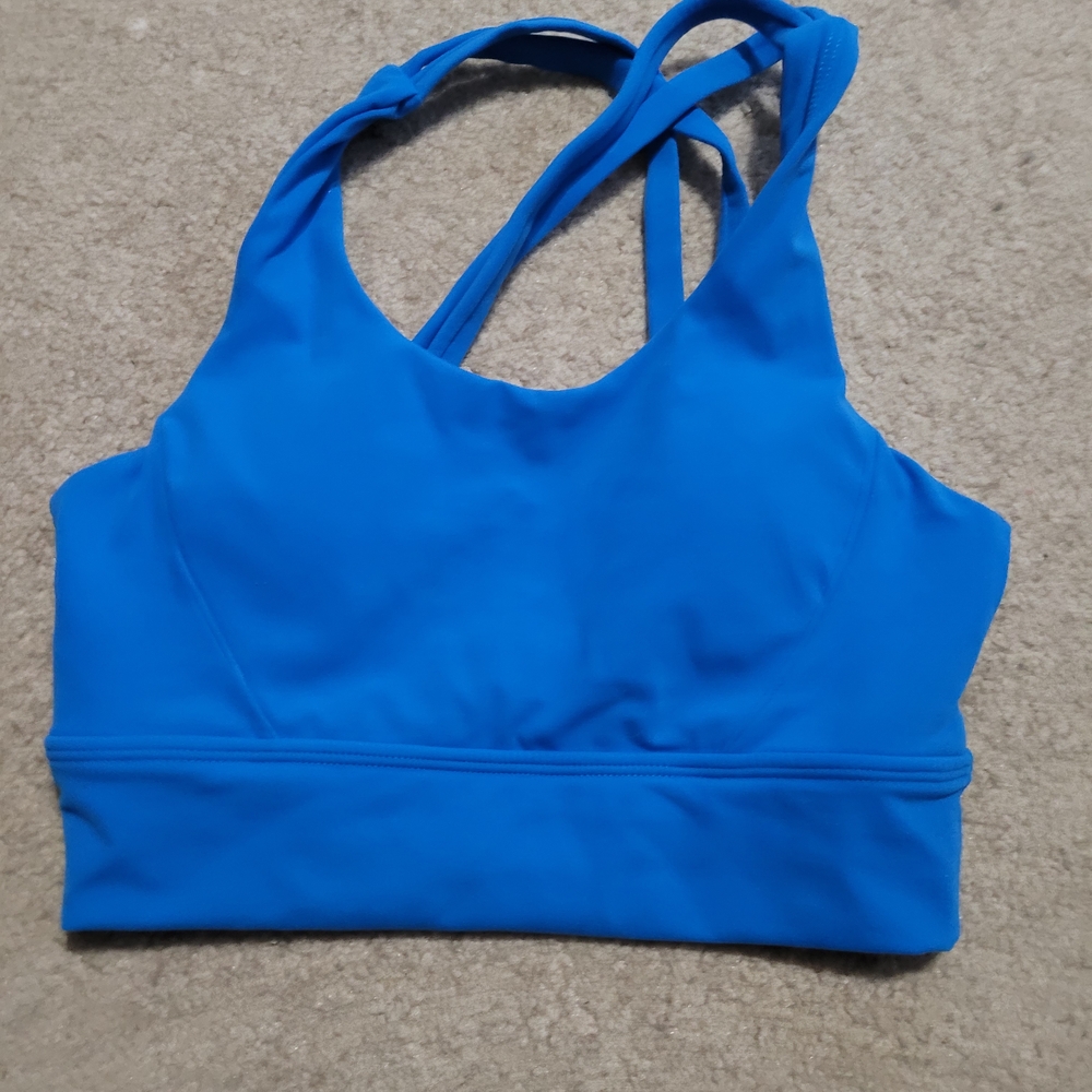 BuffBunny Rosa Blue Sports Bra (XS)